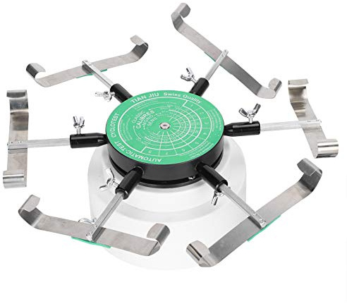Uhrenbeweger, Watch Winder, Uhren Werkzeug, Uhrenaufzugsinstrument mit Stahlausführung, für Automatik Uhren, Testgerät für Uhren, Uhren Aufzug für 6 Armbanduhren