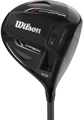 WILSON Herren DYNAPWR Men's Carbon Drivers Golffahrer, Schwarz/Rot, Regular