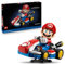 LEGO Mario Kart - Mario Et Kart Standard - Figurine Collector De Personnage Nintendo - Maquette De Voiture à Construire pour Fans De Jeux Vidéo - Cadeau pour Adulte 72037