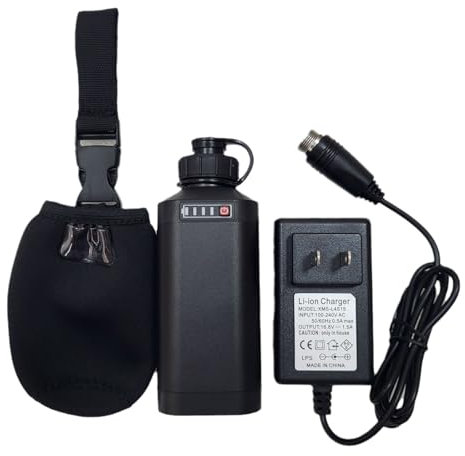 TGHY Aluminum Alloy Rustproof Case Electric Winch Battery 14.8V 5000mAh Rechargeable Lithium Battery 14.8 Volt Sea Fishing Electric Reel Battery Pack