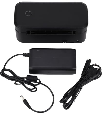 YWBL-WH 4x6 200DPI -Etikettendrucker, Thermal Shipping Label -Drucker für IOS, Telefone Tablets PC, Unterstützt Große Verkaufsplattformen (EU-Stecker)