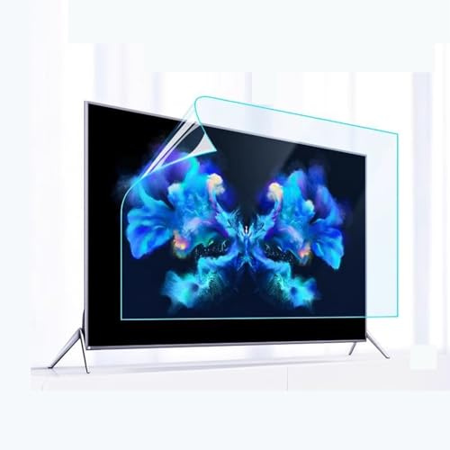 tyfuture Film Antireflet Pour Téléviseur, Anti-lumière Bleue Protections Écrans, Givré Protecteur D'écran TV Anti-éblouissant Soulage La Fatigue Oculaire, pour Écrans LCD, LED Et OLED 4K(75 inch 1682x