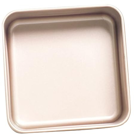 FONDOTIN Teglia da Forno Quadrata Antiaderente in Acciaio Stampo Versatile per Dolci e Arrosti Resistenza Uniforme e