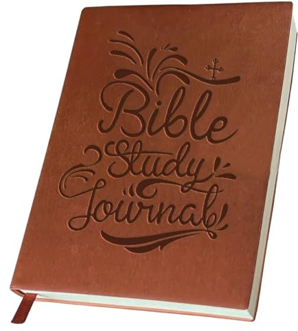 Xoeryoy Bibelstudiedagbok, fuskläder kristen bibelstudie anteckningsbok, andakt anteckningsbok och planerare för examen, pastor, kyrka, dop, kors