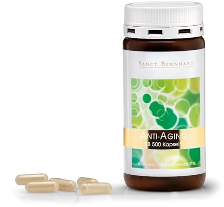 Sanct Bernhard Anti-Aging SB 500 Kapseln mit Q10, Bioflavonoiden, Zink, Selen 120 Kapseln