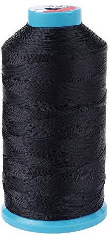 Aussel Schwarz Bonded Nylon N?hgarn 1500 Yard Gr??e T70# 69 für die Polsterung, Au?enmarkt, Gardinen, Glasperlen, Gep?ck, Geldb?rsen