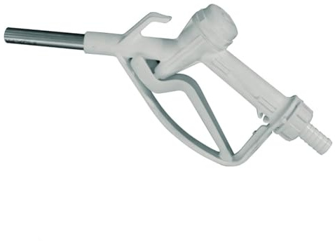 PIUSI Pistola Manuale Plastica Erogazione Fluidi Acqua, AdBlue, Attacco 1 | Portagomma acciaio, per AdBlue e acqua, portata 80 l/minin