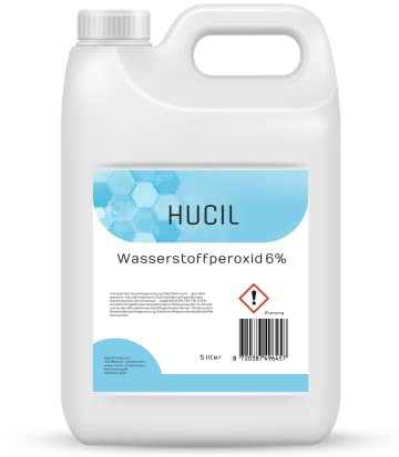 Wasserstoffperoxid 6% flüssig - 5 liter - hydrogen peroxide - Wasserstoffperoxid Oxydator 6 prozent - oxidant - 5l