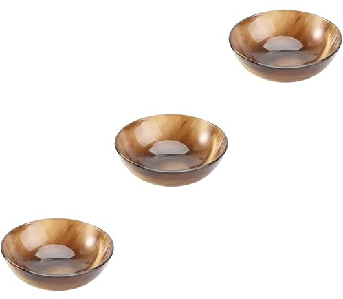 Beavorty 3pcs Shaving Bowl for Men Wet Shave Kit Shaving Soap Cup Horn Smooth Shave