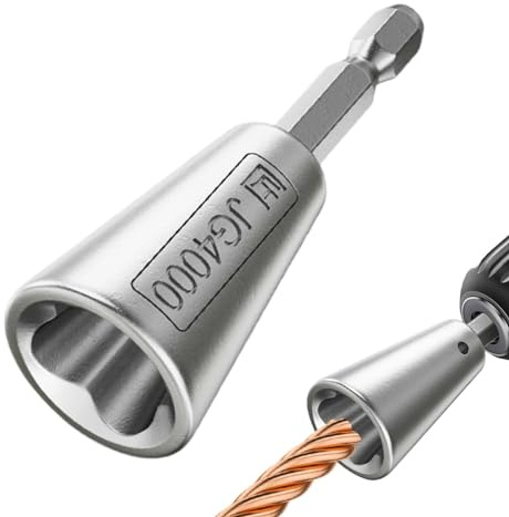 Hugsweet Wire Twisting Tool for Drill | Small Wire Stripper Tool | Wire Stripper Tools for Drill Drivers, Electrician Quickly Twisting Tool for Wiring Work