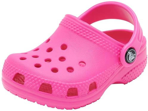 Crocs Crocs Littles Clog Clog unisex – barn, Pink Crush, 17/19