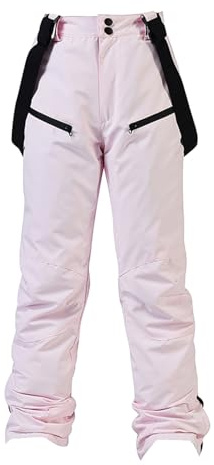 Pantalon Ski Femme Imperméables Amovibles Coutures Etanchées Jupe Pare-Neige Pantalon de Randonnée Snowboard Salopettes Chaud pour l'hiver, Pantalon Femme Ski, Pantalon de Snowboard