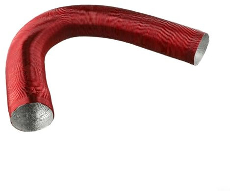 Durchdachtes Design Aluminium Abluftschlauch Zuverlässige Leistung in verschiedenen Heizprojekten, 75mm Durchmesser (80cm)