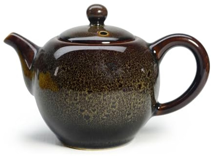 Théière en porcelaine 255,1 g Chinois Traditionnel Artisanat Couleur Céramique Glaze Théière pour Gongfu Service à thé