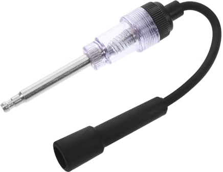 WEKADRIN Tester Di Scintilla e Tester Di Accensione Doppio Foro Per Candele Benzina 12v, Rilevatore Diagnostico Per Bobina Di Accensione, Strumento Rapido Per Controllo Motoristico Fai-da-te