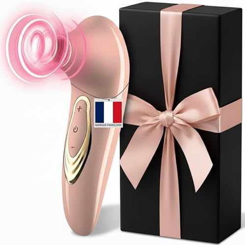 Sex Toys Femme Clitoridien I Vibro-masseur Silencieux 10 Modes, Sextoyse Femme Clitoridienne Stimulation Clitoris I Sex Toys Couple, Jouet Adulte (Rose Poudrée)