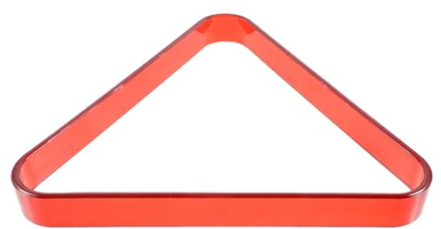 YARNOW Triangolo da Biliardo Porta Palle in Plastica Robusta Design Stabile per Mini Tavolo da Biliardo Uso Domestico e Pub