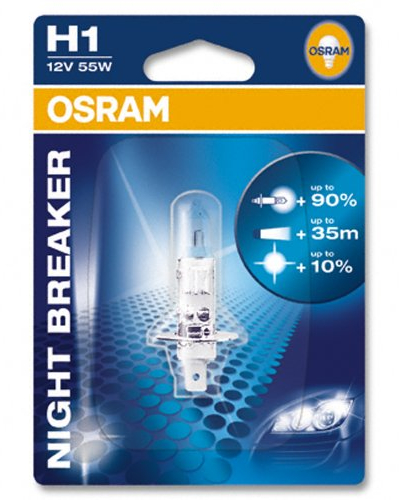 Osram 64150 NBR-01B H1 NIGHTBREAKER +90% Blister 1