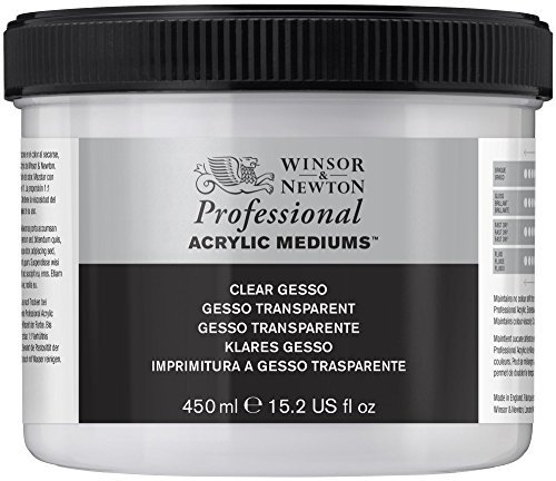 Winsor & Newton - Resina acrilica, 474 ml, gesso trasparente