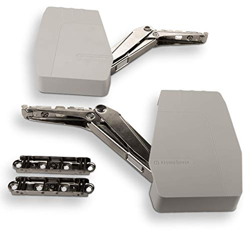 SO-TECH® Ferrure d'abattant du meuble de cuisine FREEflap mini - Type B pour abattants d'une hauteur de 200-450 mm /