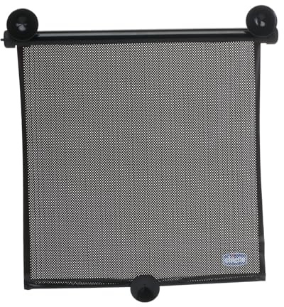 Chicco Tendina Parasole Auto Bambini, Tendina Parasole Auto Universale, Con Clip per Applicazione al Vetro, Per Proteggere dal Sole Durante i Viaggi, Dimensioni 10.5x4x45.5 cm, Colore nero