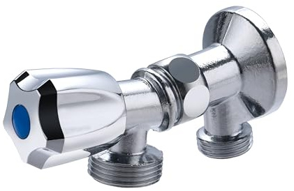 Kit applique murale écrou tournant + robinet de machine à laver NOYON & THIEBAULT