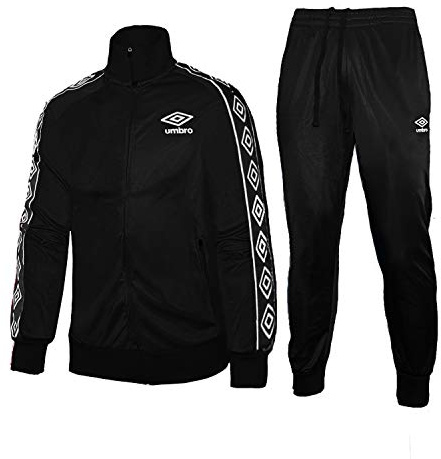 Umbro - mono hombre cremallera completa acetato nueva colección art.30031, Negro, L