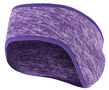 Vobony Stirnband Ohrenwärmer Herren Damen Sport Elastisch Stirnbänder Ohrenschützer für Jogging,Laufen,Wandern,Fahrrad (lila)