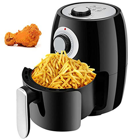 CGOLDENWALL 2.2L Mini Air Fryer With Rapide Air Circulation System No Fume for Home Adjustable Temperature Control for Oil Free 1000W