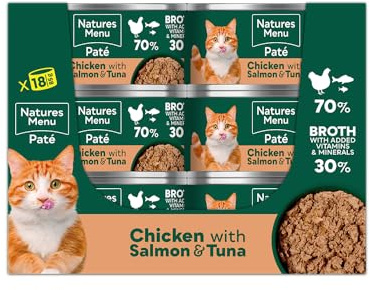 Natures Menu Especially for Cats Chicken with Salmon & Tuna Cans 18x85 gram