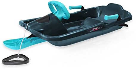 Netsportique Lenkschlitten für Kinder - Lenkbob - mit Bremsen und Zugseil