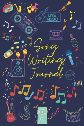 Songwriting Journal - For Kids - Lyric writing - Song Journal - Lyric book for Adults | Beginners: Ruled and Manuscript pages - Music Journal | ... 100 pages | Lyric Journal | Children | Gifts