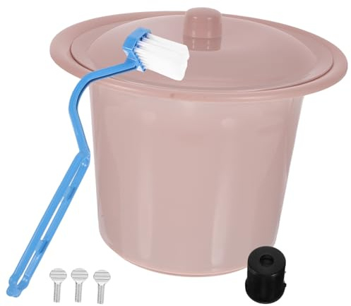1Pc Ältestenbecken mit Deckel Urinale Geeignet Bürste Töpfchen Schlafzimmer Deckel Nacht Unisex Camp Nachttisch Topf Männer Frau Behälter Toiletten Kinder