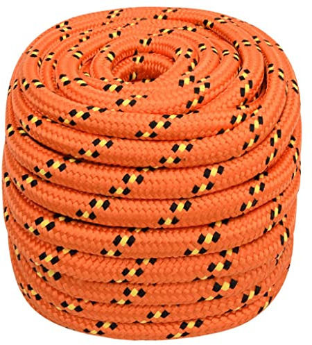 vidaXL Corde de Bateau Orange 20 mm 25 m Polypropylène