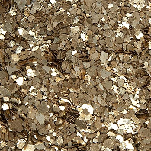 Natur Glimmer Flocken 500g 1,0 - 5,0 mm GOLD Glitzer Dekoration DIY Basteln