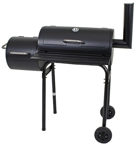 Garden Pleasure BBQ Smoker mit Seitenkammer und Kaminabzug