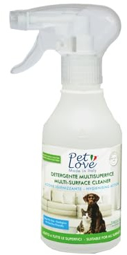 Pet Love Detergente Professionale Spray Igienizzante Profumato per Ambienti con Animali Domestici, Cani e Gatti – Rimuove Germi e Batteri - 350 ml