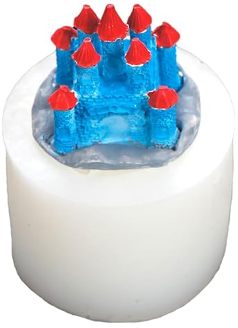Moldes Tartas Silicona 2 Piezas De Molde Tridimensional Del Castillo De La Princesa Molde De Silicona Molde De Decoración Del Pastel De Fondant De Chocolate Molde De Decoración Del Pastel