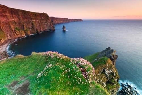 Acryl-Bild 140 x 90 cm: Cliffs of Moher bei Sonnenuntergang in Co. Clare, Irland (59314257)