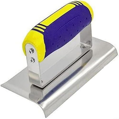 HpLive Edging Trowels,1pc Stainless Steel ,Groover Concrete Tools Set,Stainless Steel Concrete Hand ,Groover Tools Set Plaster Cement Finishing(a)