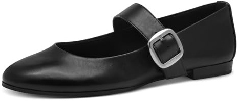 Tamaris Ballerina Damen Elegant schwarz,EU 41