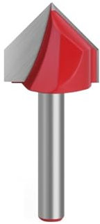 6mm 1/4 Shank 60 90 120 150 V Type Slotting Cutter Carving Grooving Tools Router Bit Set Safety Milling Cutters(6X25.4mm)