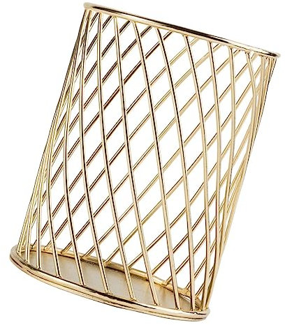 Homoyoyo Metal Pen Holder Gold Farbe Nordic Stil Hohl Design Multifunktionaler Pinselhalter Und Stiftebehälter Für Schreibtisch Büro Zuhause Kosmetikpinsel Organizer