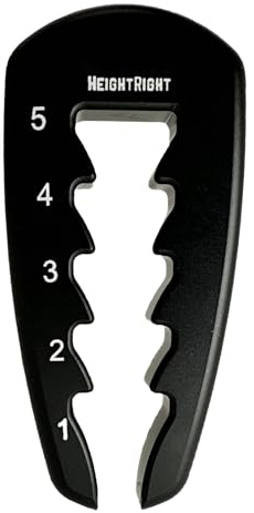 Générique Tee Height Tool, justerbar settergolfträning, träningshjälp, permanent Swing Trainer, Accurate Shot Improvement Device, Essential Golf tillbehör för spelare och tränare