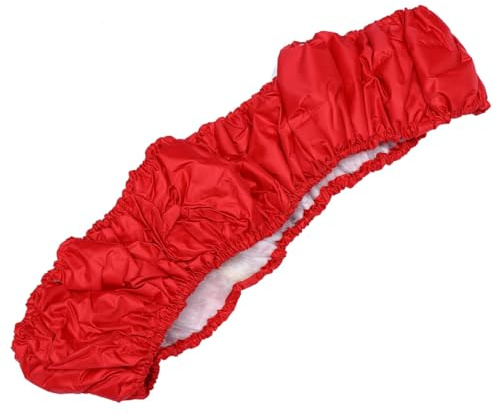 Alipis Housse de Protection pour Trampoline Rouge avec Protection Mousse Accessoire de Remplacement Sécurisé pour Garçon Fille Réduit Les Risques de Blessure et Protège Le Cadre Acier