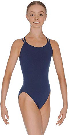 Capezio Double Strap Camisole Leotard, Navy, Medium