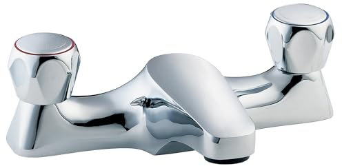 Deva DCM108 Profile Deck Mounted Bath Filler Tap with Chrome Finish