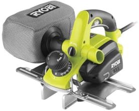 RYOBI - Pialla industriale da 750 W, 82 mm, alluminio e ghisa, profondità di passaggio 2 mm, cofanetto e sacchetto per la polvere DustTech