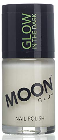 Moon Glow, im Dunkeln leuchtender Nagellack, 10 ml, phosphoreszierender Nagellack (unsichtbar, 14 ml (1 Stück))