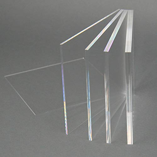 nattmann Acrylglas Zuschnitt Zuschnitt 10-25 mm Platte/Scheibe klar/transparent (10 mm, 1000 x 400 mm) - nach Maß/Wunschmaß möglich